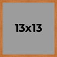 thumbnail image 1 of 13x13 Shadow Box Frame Light Brown Real Wood with a Silver Acid-Free Backing | 3/4" of Usuable, 1 of 7