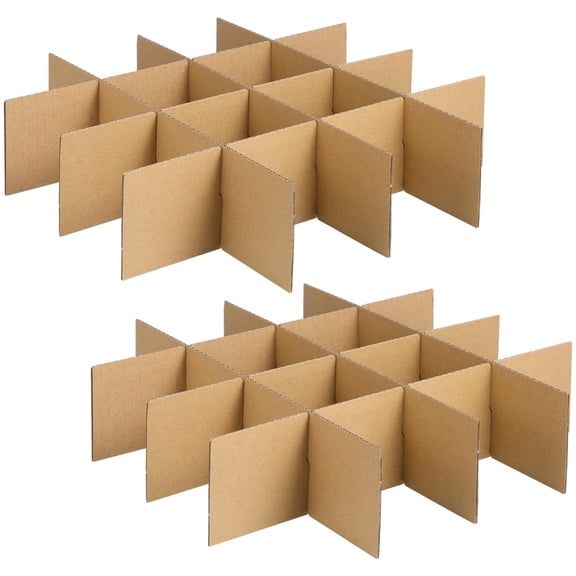 13x13in Cardboard Packing Dividers Kit For Fragile Item Transportation