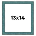 thumbnail image 1 of 13x14 Frame Blue Rustic Barnwood Solid Wood Picture Frame Width 1.25 Inches | Interior Depth 0.5, 1 of 8