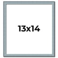 thumbnail image 1 of 13x14 Frame Blue Scuffed Farm Board Solid Wood Picture Frame Width 0.75 Inches | Interior Depth 0.5, 1 of 8