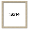 thumbnail image 1 of 13x14 Frame Grey Solid Wood Picture Frame Width 1 Inches | Interior Frame Depth 0.5 Inches |, 1 of 8