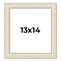 13x14 Frame White Real Wood Picture Frame Width 1.75 inches | Interior Frame Depth 0.5 inches |