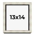 thumbnail image 1 of 13x14 Shadow Box Frame Silver | 1.625 Inches Deep Real Wood Contemporary Shadowbox Display Frame |, 1 of 7