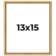 thumbnail image 1 of 13x15 Frame Beaded Gold Solid Wood Picture Frame | 0.75 Inches Moulding Width | Liscio Oro, 1 of 8