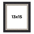 thumbnail image 1 of 13x15 Frame Black Real Wood Picture Frame Width 2.25 Inches | Interior Frame Depth 0.5 Inches |, 1 of 8