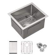 13x15x9 Inches 16-Gauge 304 Stainless Steel Undermount Single Bowl Kitchen Sink