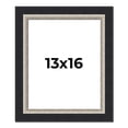 thumbnail image 1 of 13x16 Frame Black Real Wood Picture Frame Width 2.25 Inches | Interior Frame Depth 0.5 Inches |, 1 of 8