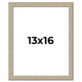 thumbnail image 1 of 13x16 Frame Grey Solid Wood Picture Frame Width 1 Inches | Interior Frame Depth 0.5 Inches |, 1 of 8