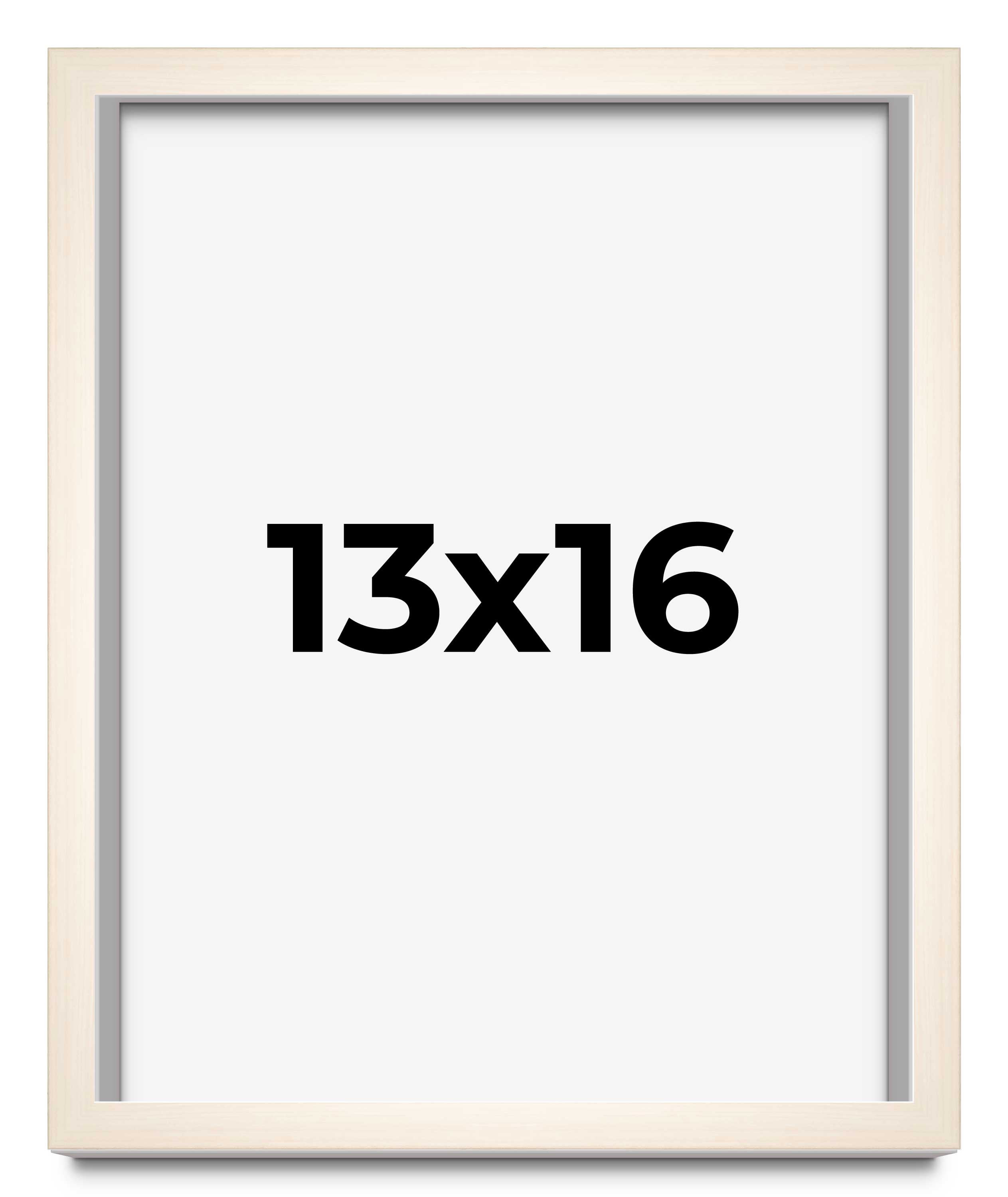 13x16 Frame White Wheat Solid Wood Picture Frame | Moulding Width 0.75 ...