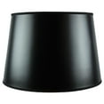 thumbnail image 1 of 13x16x11 Black Parchment Gold-Lined Floor Lampshade, 1 of 3