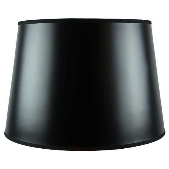 13x16x11 Black Parchment Gold-Lined Floor Lampshade