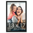 thumbnail image 1 of 13x17 Frame Black Wood Picture Frame - UV Acrylic, Foam Board Backing, & Hanging Hardware Included!, 1 of 9