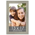 thumbnail image 1 of 13x17 Grey Rustic Wide Barnwood Picture Frame - UV Acrylic, Foam Board Backing, Hanging Hardware, 1 of 8