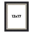 thumbnail image 1 of 13x17 Frame Black Real Wood Picture Frame Width 2.25 Inches | Interior Frame Depth 0.5 Inches |, 1 of 8