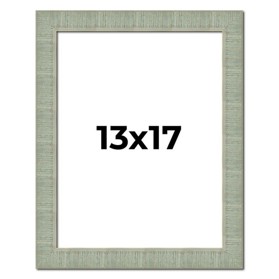 13x17 Frame Green Desert Pear Solid Wood Picture Frame | 1.625 Inch Moulding Width | Interior Frame