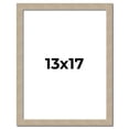 thumbnail image 1 of 13x17 Frame Grey Solid Wood Picture Frame Width 1 Inches | Interior Frame Depth 0.5 Inches |, 1 of 8