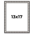 thumbnail image 1 of 13x17 Frame Silver Real Wood Picture Frame Width 1.125 Inches | Interior Frame Depth 0.5 Inches |, 1 of 8