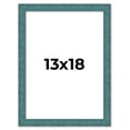 thumbnail image 1 of 13x18 Frame Blue Rustic Barnwood Solid Wood Picture Frame Width 1.25 Inches | Interior Depth 0.5, 1 of 8