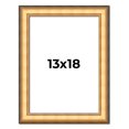thumbnail image 1 of 13x18 Frame Gold Plein Aire Solid Wood Picture Frame Width 2 Inches | Interior Frame Depth 0.5, 1 of 8