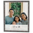 thumbnail image 1 of 13x18 Frame Silver Grey Distressed Solid Wood Picture Frame | 0.75 Inch Moulding Width | Interior, 1 of 8