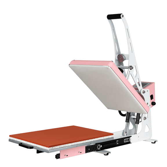 13x18" Semi-Automatic Heat Press Machine – Auto-Open with Slide-Out Drawer, Clamshell T-Shirt Transfer Press for Vinyl, Sublimation