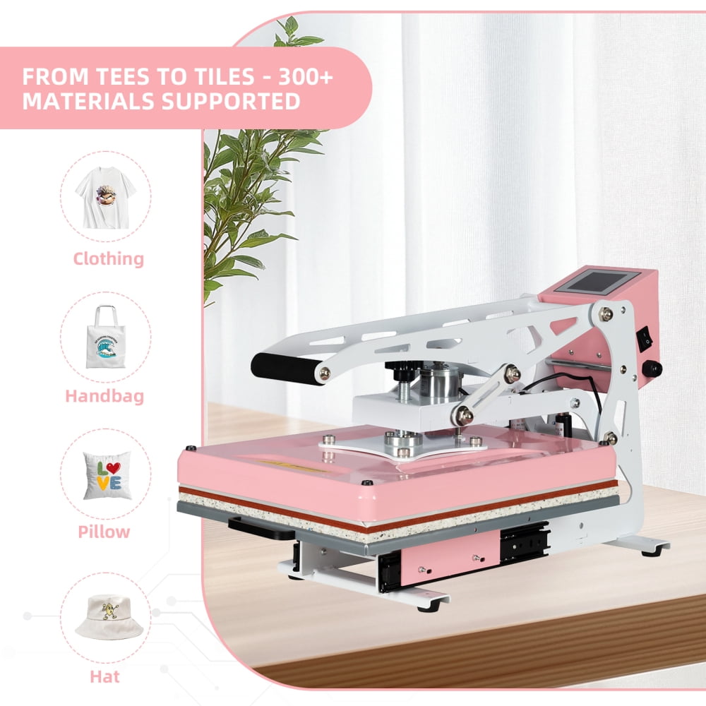 13x18 Semi-automatic Heat Press Machine With Auto Open and Slide-out base