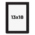thumbnail image 1 of 13x18 Shadow Box Black Solid Wood Display Picture Frame | 1 Inch Rabbet Depth | | 1.375 Inch, 1 of 4
