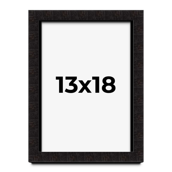 13x18 Shadow Box Black Solid Wood Display Picture Frame | 1 Inch Rabbet Depth | | 1.375 Inch