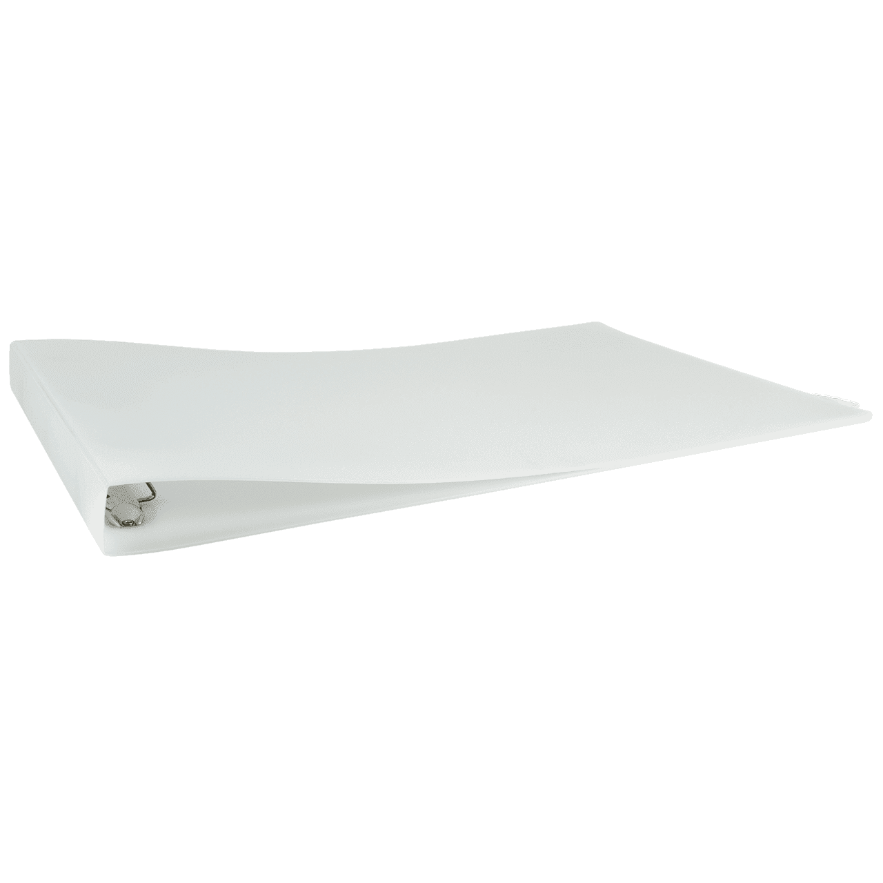 13x19 Binder Poly Panel Featuring a 1" Angle-D Ring Clear Frost