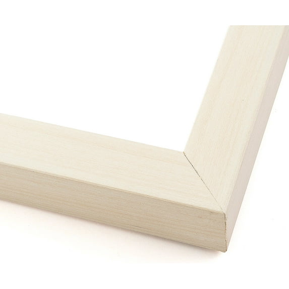 13x19 Flat White Wash Wood Frame - "The Edge" Thin - Great for Posters, Photos, Art Prints, Mirror,