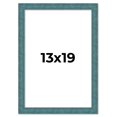 thumbnail image 1 of 13x19 Frame Blue Rustic Barnwood Solid Wood Picture Frame Width 1.25 Inches | Interior Depth 0.5, 1 of 8