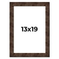 thumbnail image 1 of 13x19 Frame Brown Burl Real Wood Picture Frame Width 1.625 Inches | Interior Frame Depth 0.5 Inches, 1 of 8