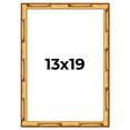thumbnail image 1 of 13x19 Frame Gold Bamboo Solid Wood Picture Frame | 1 Inch Moulding Width | Interior Frame Depth, 1 of 8