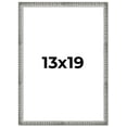 thumbnail image 1 of 13x19 Frame Silver Grey Distressed Solid Wood Picture Frame | 0.75 Inch Moulding Width | Interior, 1 of 8