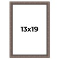 thumbnail image 1 of 13x19 Frame Silver Real Wood Picture Frame Width 1.25 Inches | Interior Frame Depth 0.5 Inches |, 1 of 8