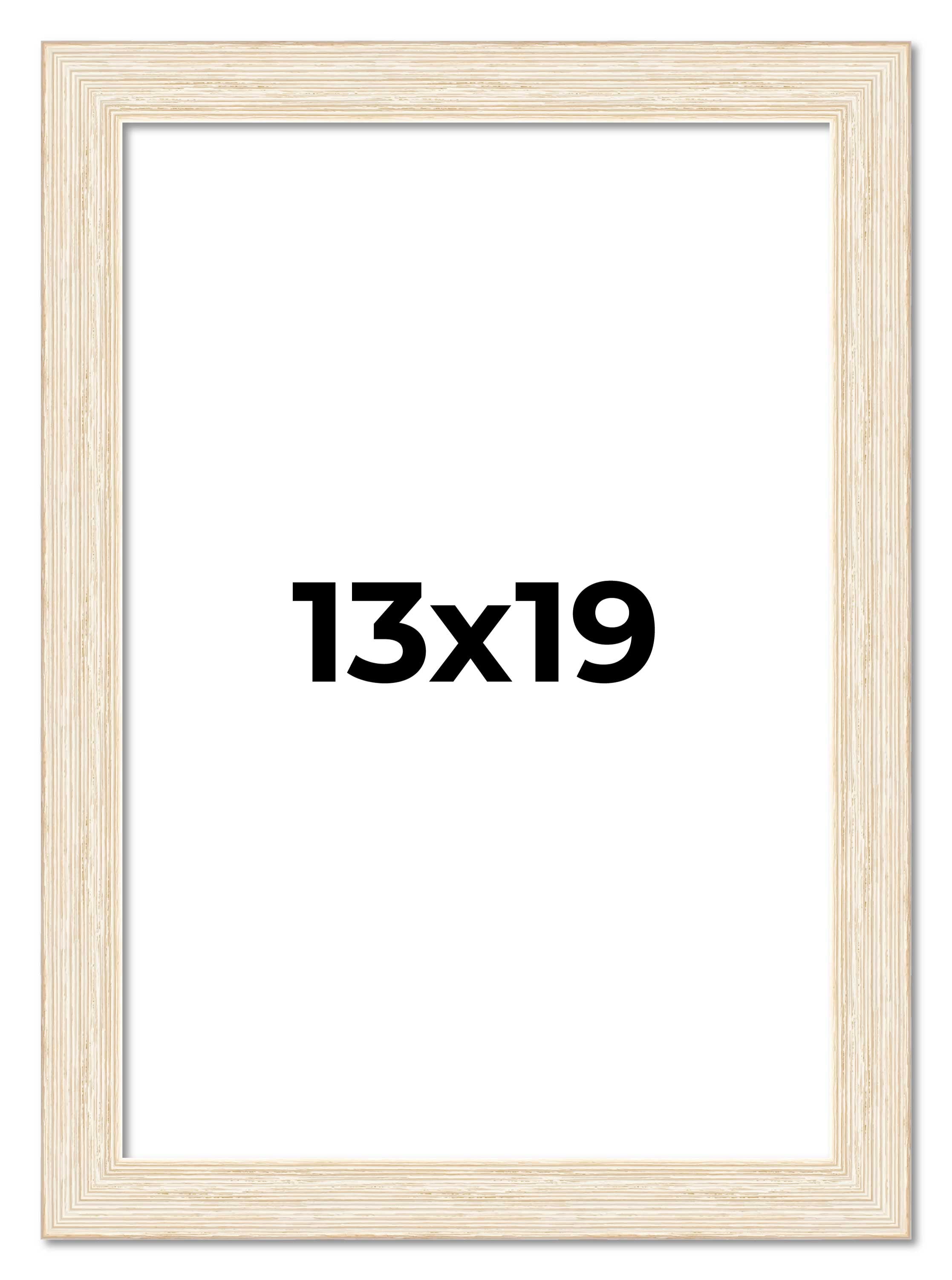 13x19 Frame White Real Wood Picture Frame Width 1.5 inches | Interior ...