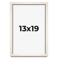 thumbnail image 1 of 13x19 Frame White Wheat Solid Wood Picture Frame | Moulding Width 0.75 Inches | Interior Depth 0.5, 1 of 8