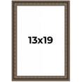 thumbnail image 1 of 13x19 Ornate Brown Real Wood Picture Frame Width 1.5 Inches | Interior Frame Depth 0.5 Inches |, 1 of 8