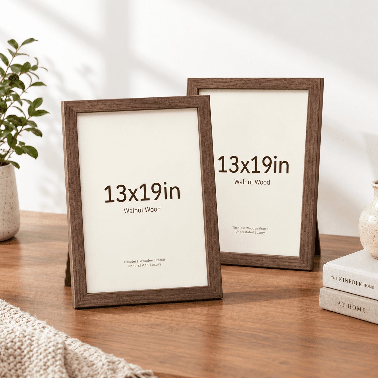 Cocktailes Reception Frame 13x19 Picture Frame Walnut Wood Gl2 Pack Forer - Walmart.com
