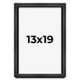 thumbnail image 1 of 13x19 Shadow Box Frame Grey Charcoal Black | 0.875 Inches Deep | Solid Wood Shadowbox Display Frame, 1 of 8