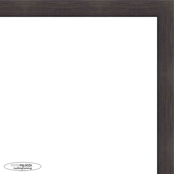 13x19 Traditional Black Complete Wood Picture Frame with UV Acrylic, Foam Board Backing, & Hardware