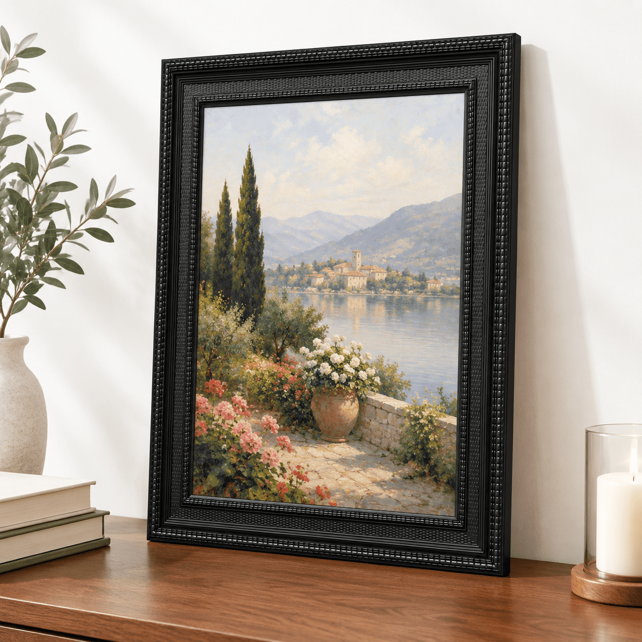 13x19in Black Wide Decorative Picture Frame with Embossed Texture for ...
