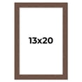 thumbnail image 1 of 13x20 Frame Brown Farmhouse Solid Wood Picture Frame Width 1.5 Inches | Interior Frame Depth 0.5, 1 of 8