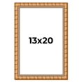 thumbnail image 1 of 13x20 Frame Gold Real Wood Picture Frame Width 1.5 inches | Interior Frame Depth 0.5 inches |, 1 of 8