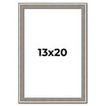 thumbnail image 1 of 13x20 Frame Grey Real Wood Picture Frame Width 1.25 inches | Interior Frame Depth 0.5 inches | Hans, 1 of 8