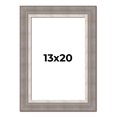thumbnail image 1 of 13x20 Frame Grey Real Wood Picture Frame Width 2.75 Inches | Interior Frame Depth 0.5 Inches |, 1 of 8