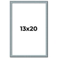 thumbnail image 1 of 13x20 Frame Rustic Sky Blue Solid Wood Picture Frame | 0.75 Inch Moulding Width |Includes UV, 1 of 8
