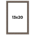 thumbnail image 1 of 13x20 Frame Silver Real Wood Picture Frame Width 1.25 Inches | Interior Frame Depth 0.5 Inches |, 1 of 8