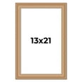 thumbnail image 1 of 13x21 Frame Charleston Honey Brown Solid Wood Picture Frame Width 1.75 Inches | Interior Depth 0.5, 1 of 8