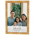 thumbnail image 1 of 13x21 Frame Gold Bamboo Solid Wood Picture Frame | 1 Inch Moulding Width | Interior Frame Depth, 1 of 8